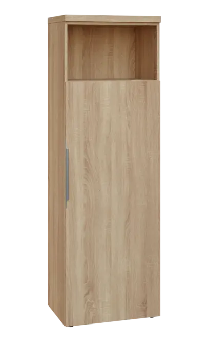 SIN 5 - 6DN kancelářská skříň, 1-dveřová/nika, pravá, 1820x600x400, dub bardolino